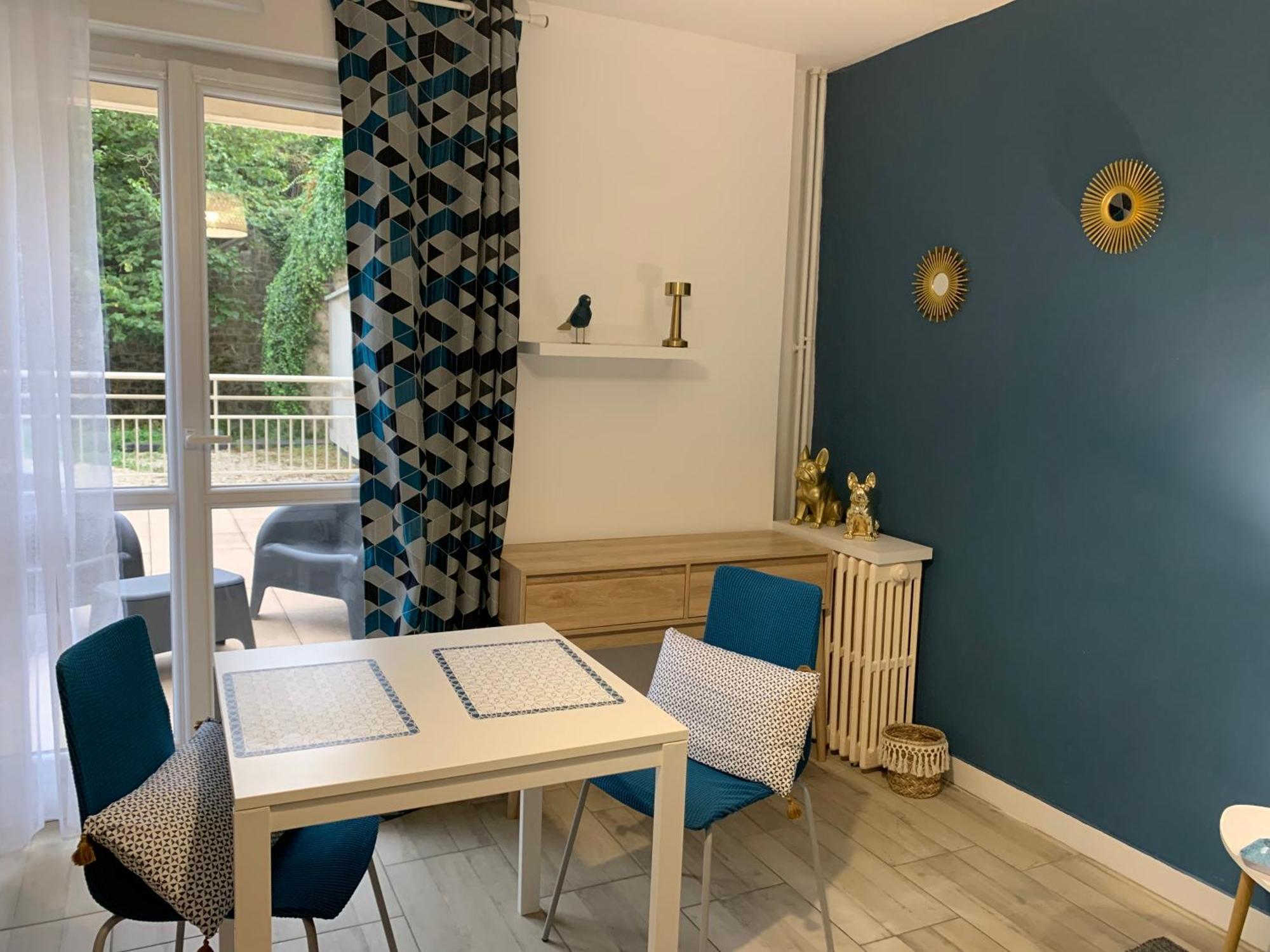 La Grande Terrasse, Appartement Rez-De-Jardin Caen Bagian luar foto